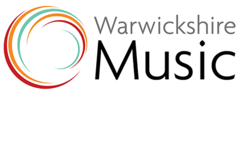 warwickshire music logo with background