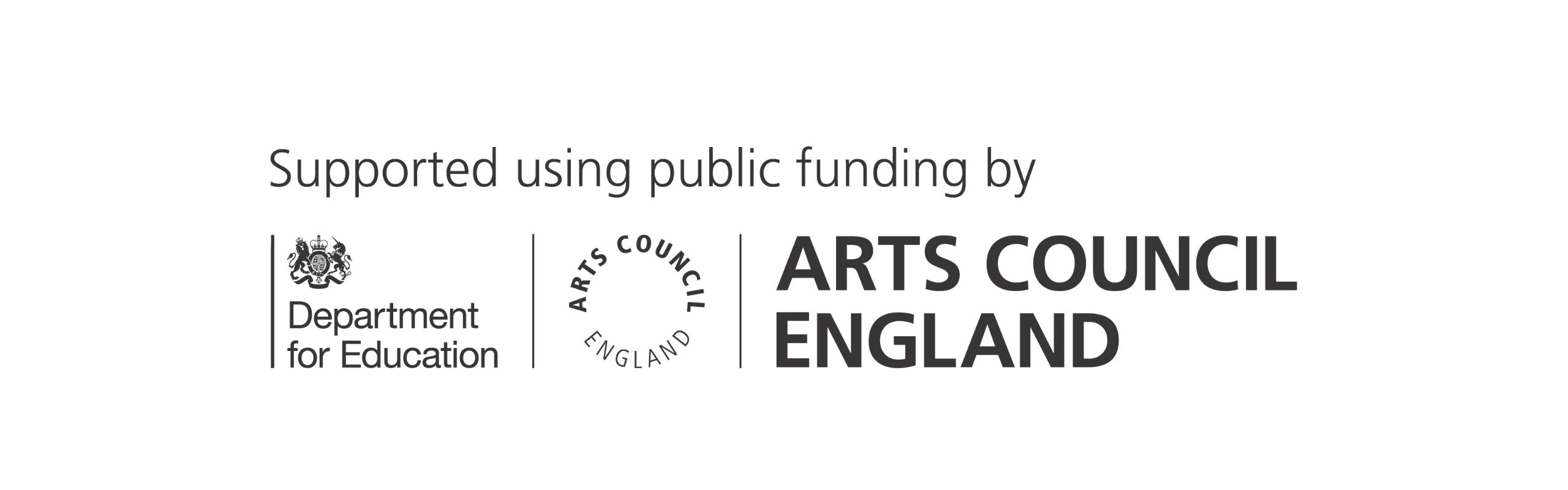 DfE arts council logo