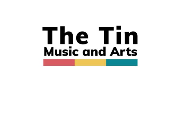 The Tin Music & Arts logo 600x400